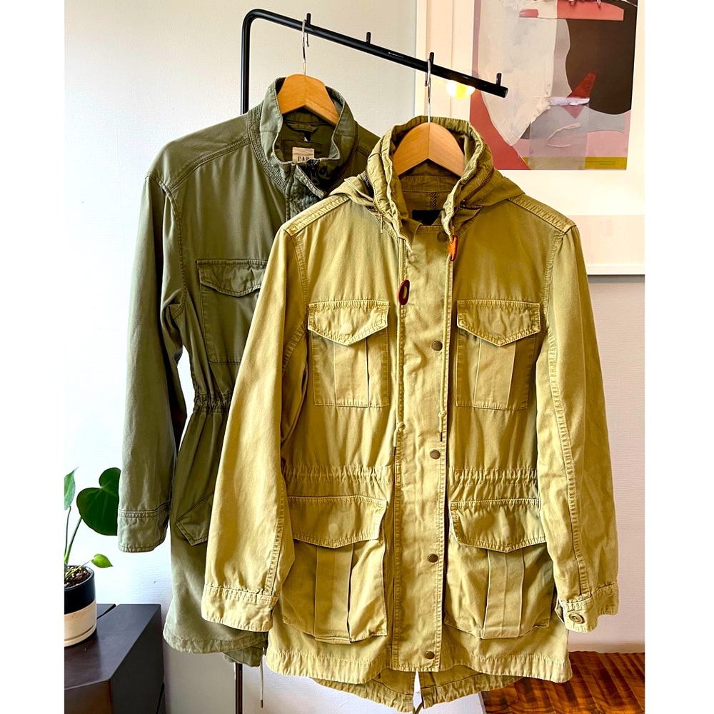 J Crew Canvas Hooded Jacket